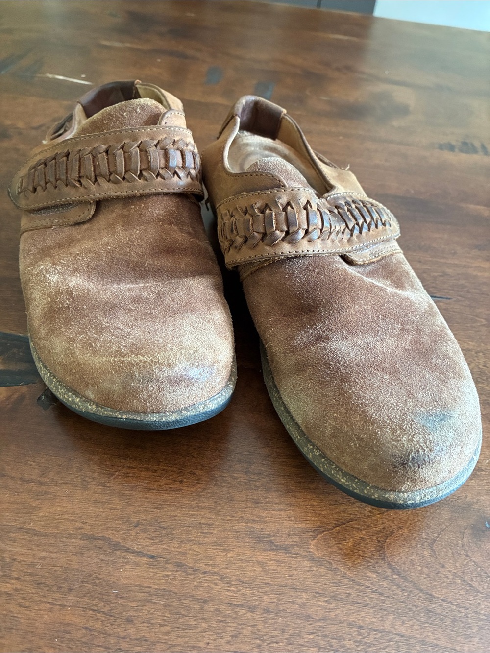 Aetrex Leni Suede Leather Slingback Clogs